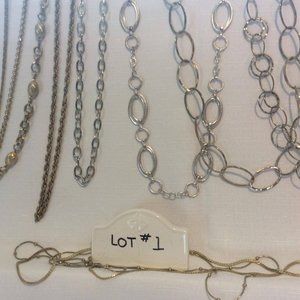 Silver and Gold Necklaces - Lot of 10